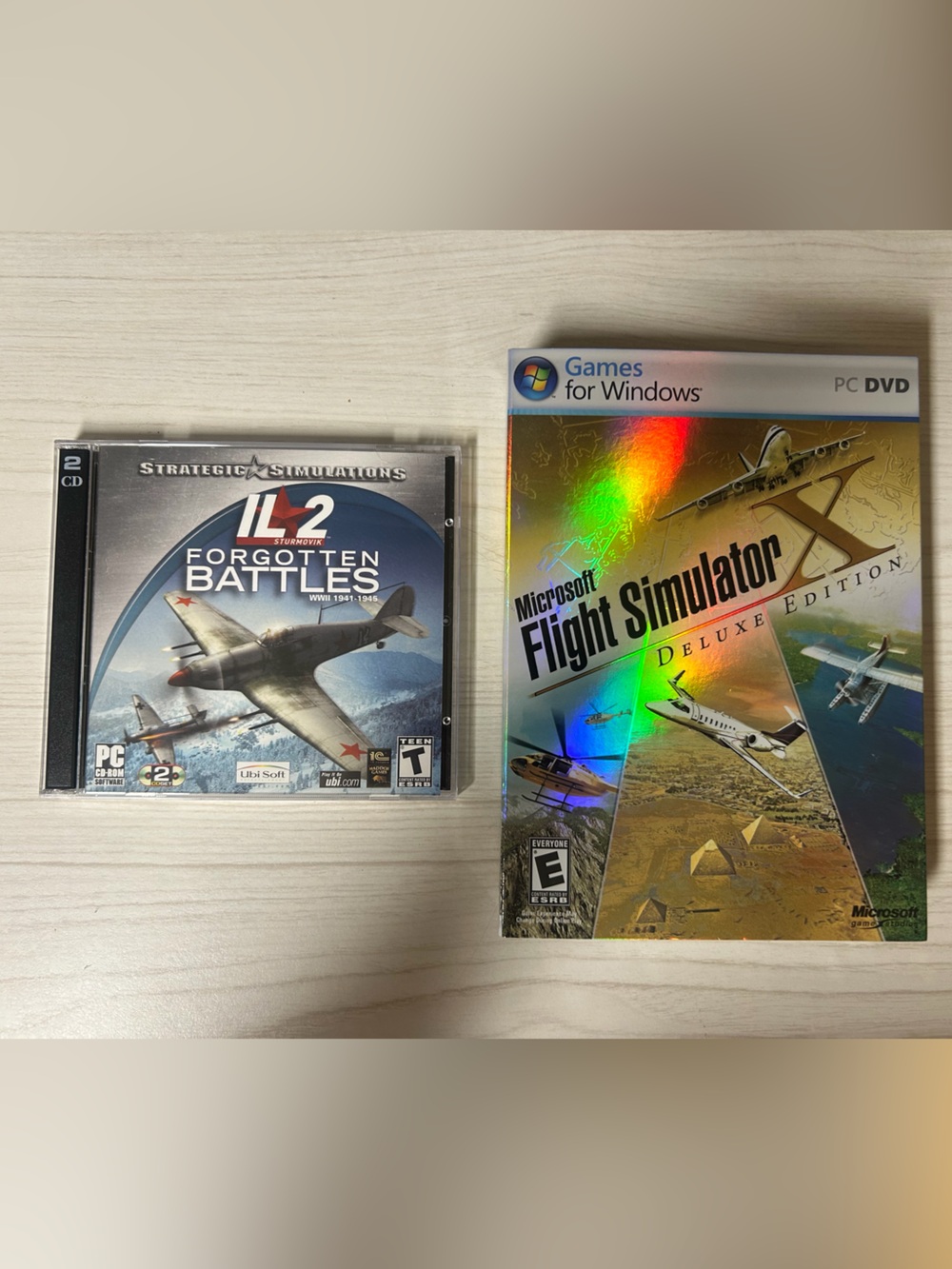 Microsoft Flight Simulator X Deluxe Edition & IL-2 Sturmovik: Forgotten Battles